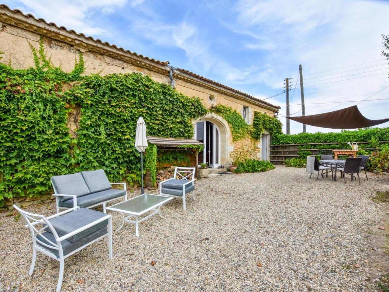 Stone House In A Vineyard With Swimming Pool Villa Monprimblanc Exterior photo